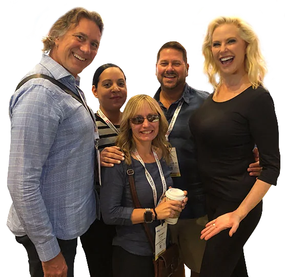 The 20 founders with the US manufacturing team behind The 20 FLOW